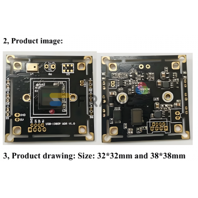 Промышленный уровень USB видео модуль камеры 5Mp IMX 335 Low Lux реальная WDR веб-камера-1