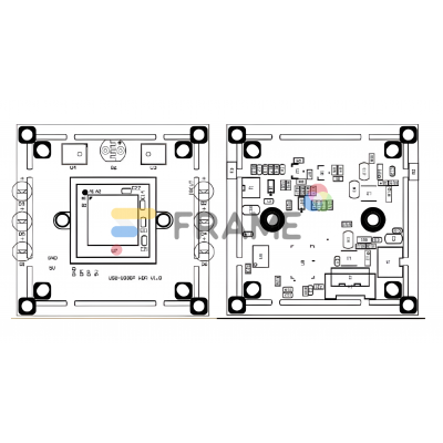 Промышленный уровень USB видео модуль камеры 5Mp IMX 335 Low Lux реальная WDR веб-камера-2