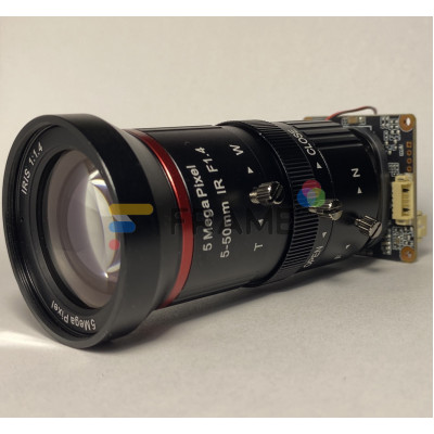 IP-модуль видеокамеры STARVIS CMOS Sony IMX 307 60 Fps объектив CS 5Мп 5-50мм